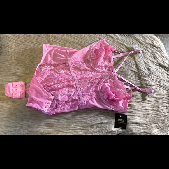 JUSTSEXY LINGERIE | Tops | Justsexy Lingerie Orchid Luxe Lace Bodysuit